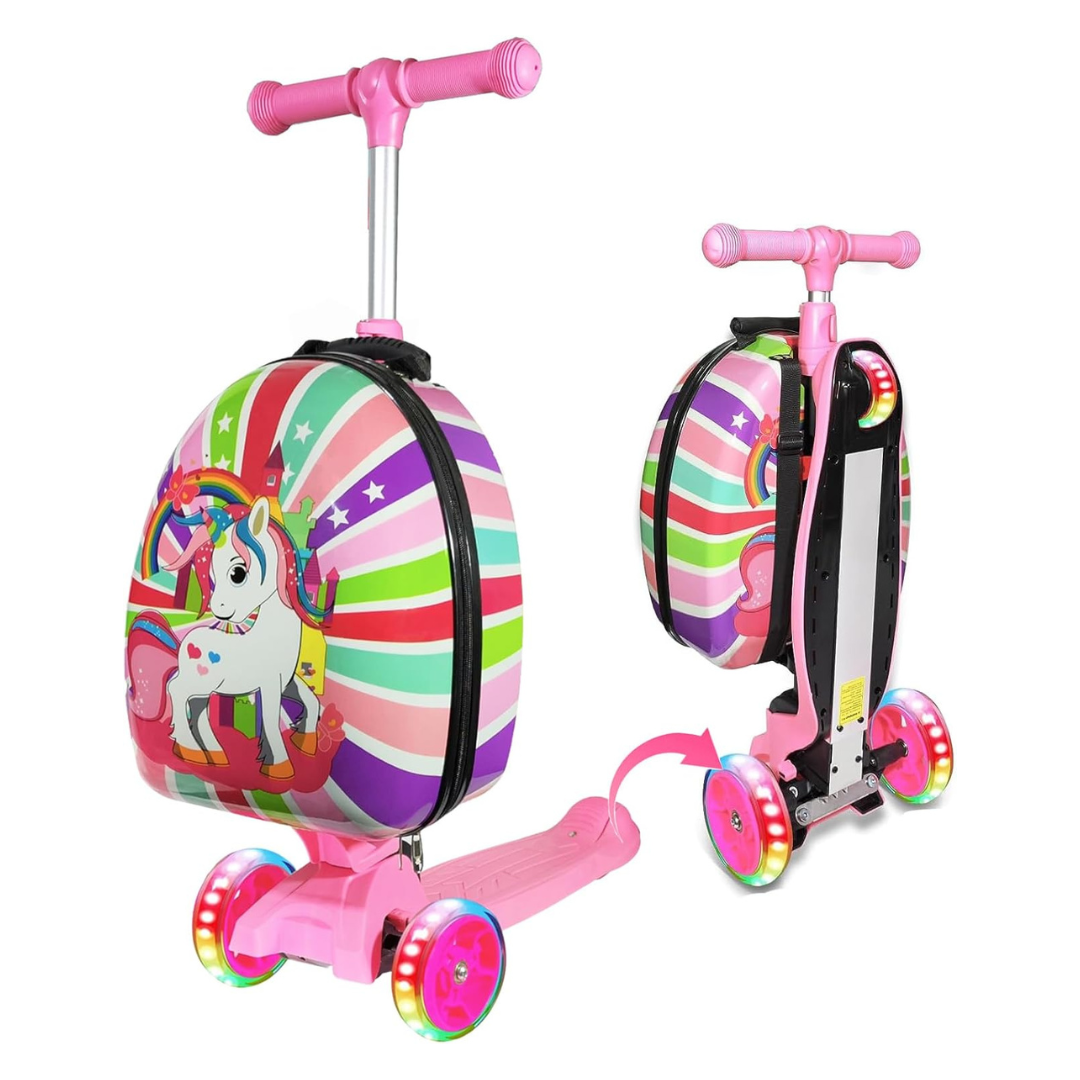Buy Rainbow Unicorn Scooty Bag for Children Scooter Suitcase