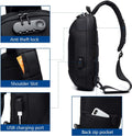 Ozuko Anti Theft Crossbody Shoulder Bag USB Port 9223