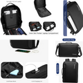 Ozuko Laptop Backpack 2-Way Carrying Multi-Function Bag 9490