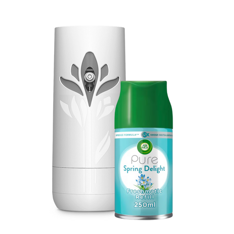 Airwick Air Freshner Freshmatic Dispenser Spring Delight 250ml UK