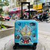 Alien Blue 3D Cartoon Kids Luggage Bag 17 inch