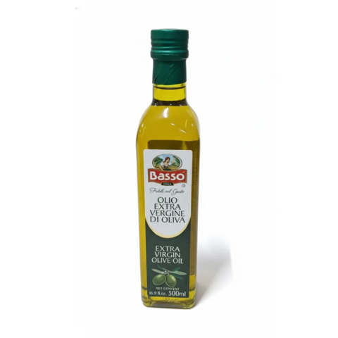 Basso Extra Virgin Olive Oil Bottle 500ml