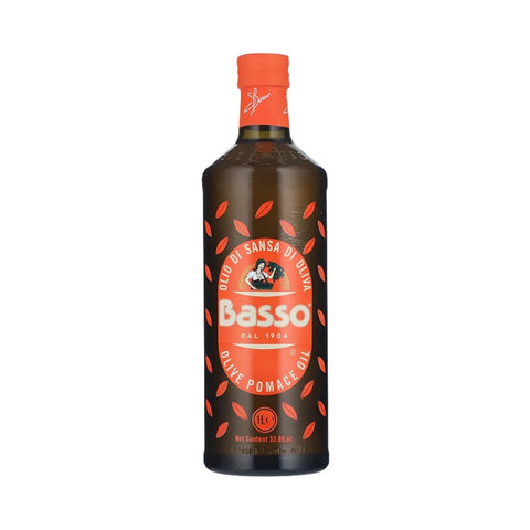 Basso Olive Pomace Olive Oil Bottle 1 Ltr