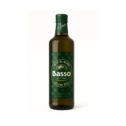 Basso Pure Olive Oil Bottle 500ml