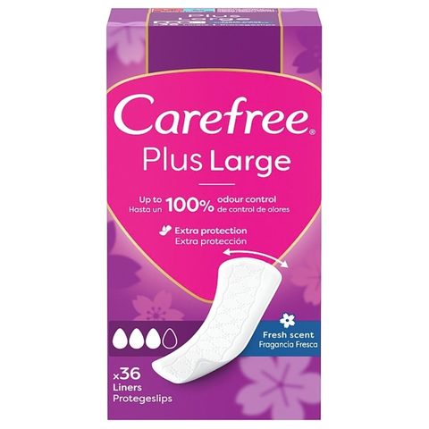 Carefree Plus Large Light Scent 20 Pantyliners