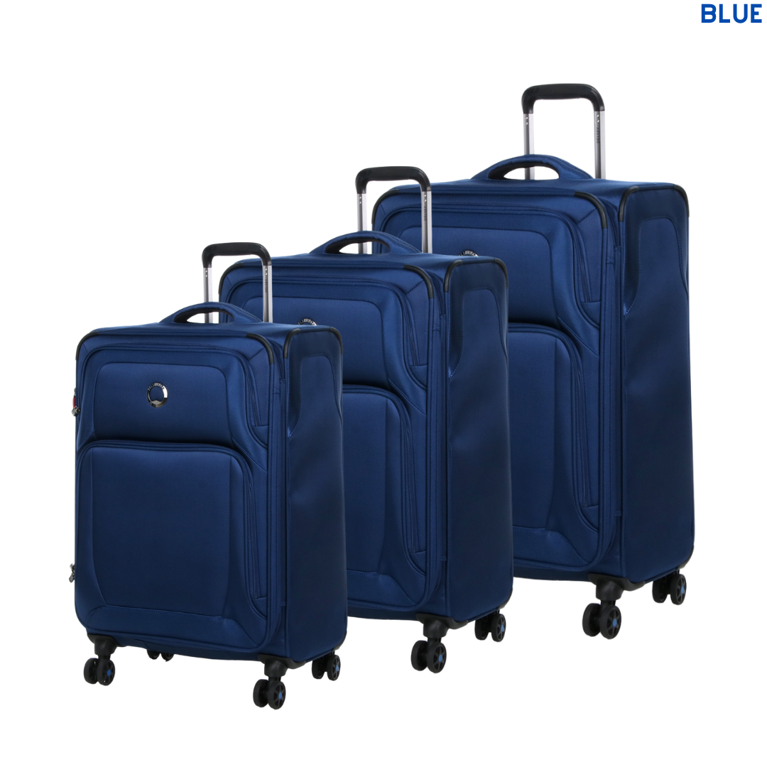 Optimax Delsey Luggage Piece Set DELSEY Optimax Lite 4-Wheel Soft
