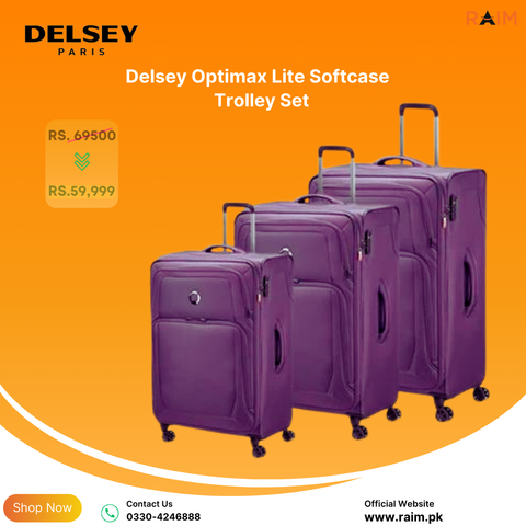 Delsey Optimax Lite Trolley Purple 3285801