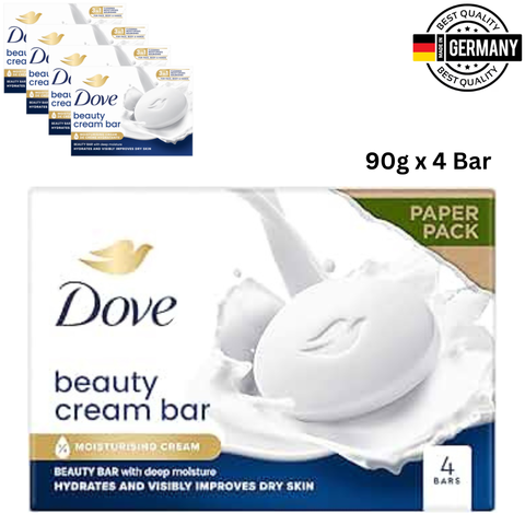 Dove Original Beauty Cream Soap Bar 4 x 90g