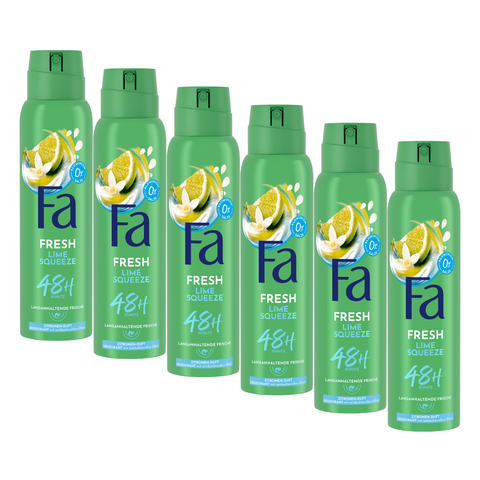 Fa Fresh Lime Squeeze Deodorant Spray 150ml