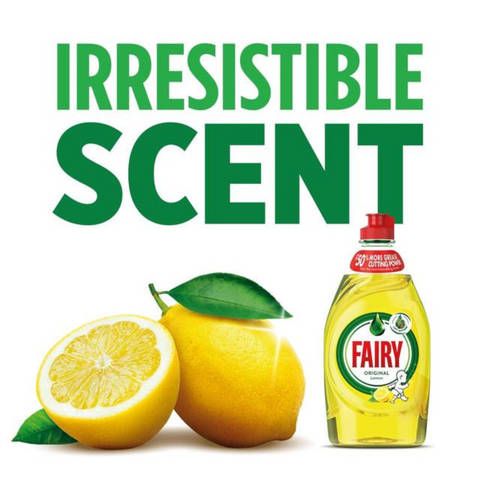 Fairy Washing Up Liquid Lemon 320Ml UK