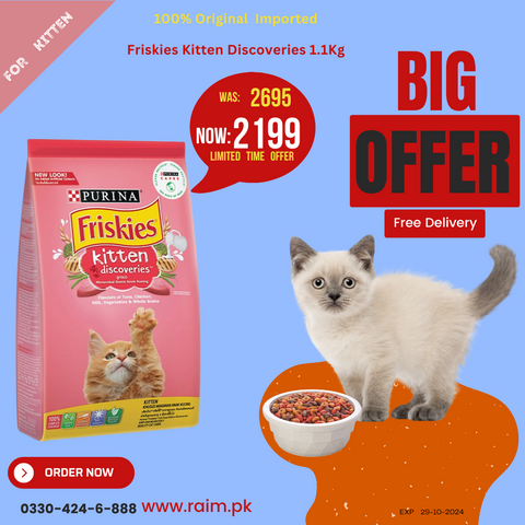 Friskies Kitten Discoveries 1.1Kg