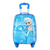 Frozen Blue Kids Luggage Trolley Bag