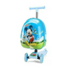 Mickey Mouse Blue Scooty Bag for Children Scooter Suitcase Folding Kids Luggage