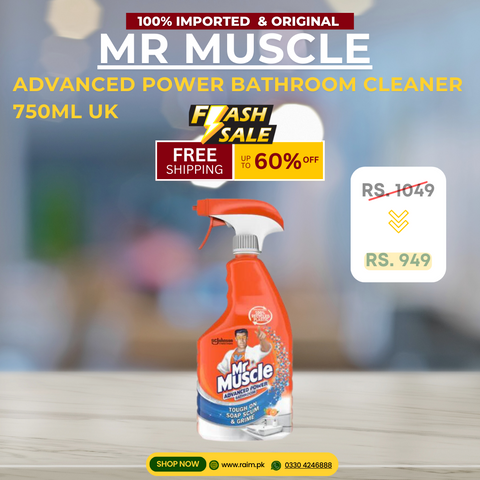 Mr Muscle Advanced Power Bathroom Cleaner 750Ml Uk