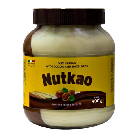 Nutkao Chocolate Spread Duo Hazelnut Cocoa 400g