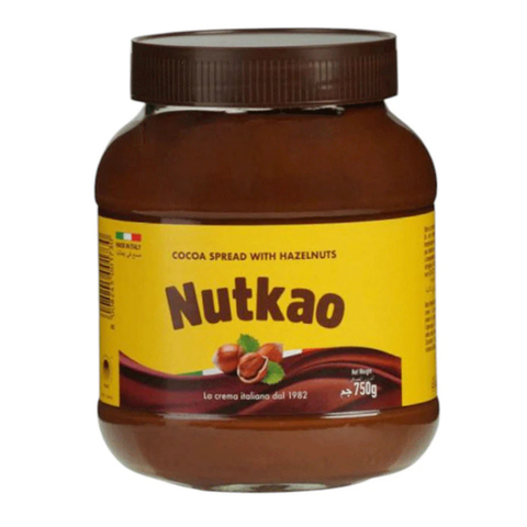 Nutkao Chocolate Spread Hazelnut With Cocoa 750g