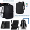 Ozuko Anti Theft 15.6 Laptop Backpack Water Proof USB Port 9200