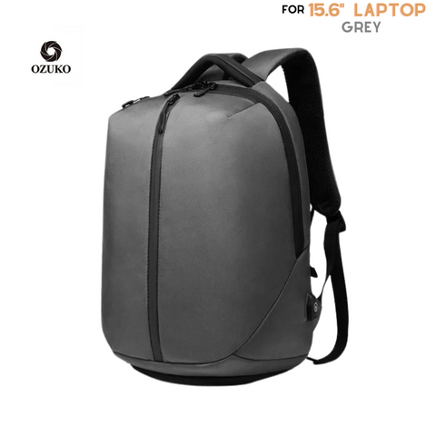 Ozuko Anti Theft Laptop Backpack USB Charging Waterproof bag 18" 9080