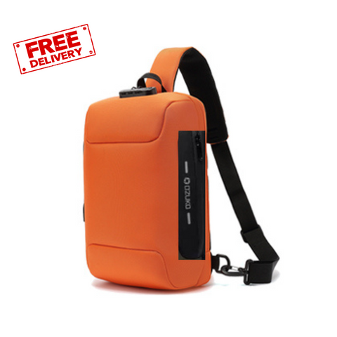 Ozuko Anti Theft Crossbody Shoulder Bag USB Port 9223