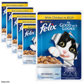 Purina Felix Adult Wet with Chicken in Jelly 85g