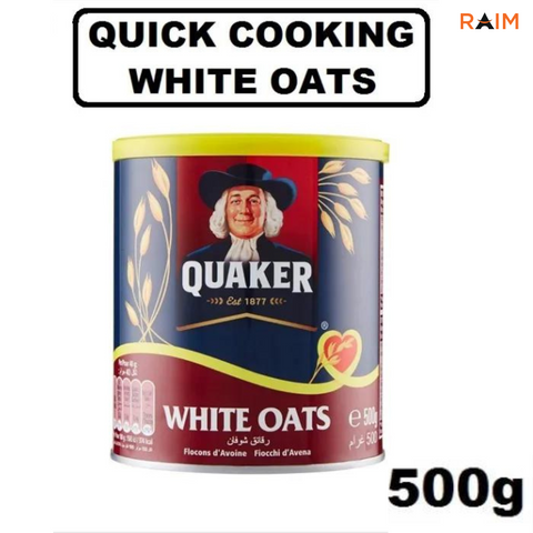 Quaker White Oats 500G Imported