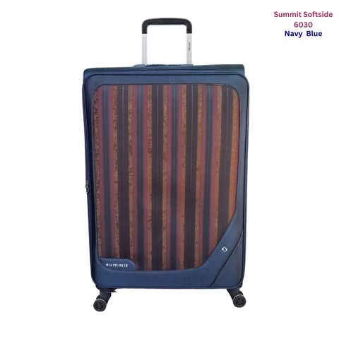 Summit Softside Trolley 4 Pcs Navy Blue 6030TP4