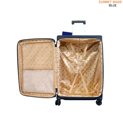Summit Softside Trolley 4 Pcs Blue S022TP4