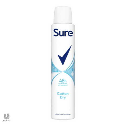 Sure Cotton Dry Body Spray 200ml