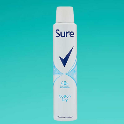 Sure Cotton Dry Body Spray 200ml
