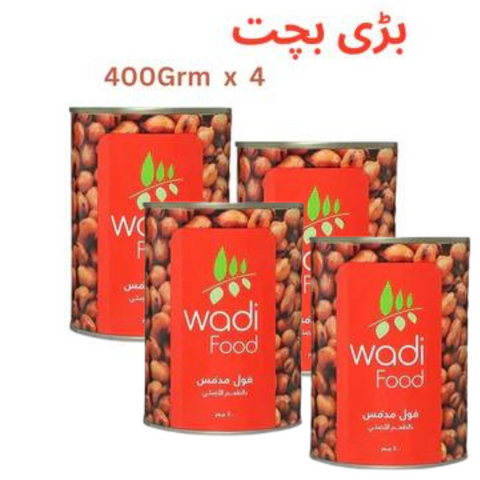 Wadi Food Fava Red Beans Easy Open Tin 400g