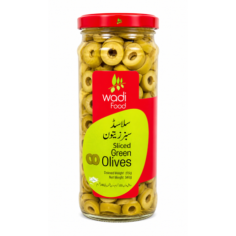 Wadi Food Olive Green Slice 340G