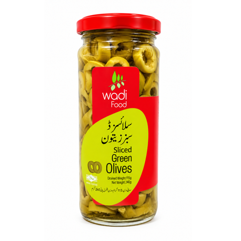 Wadi Food Olive Green Slice 240G
