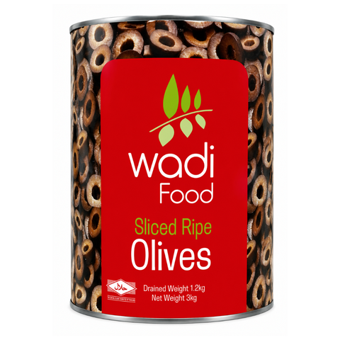 Wadi Food Olive Black Slice 3Kg