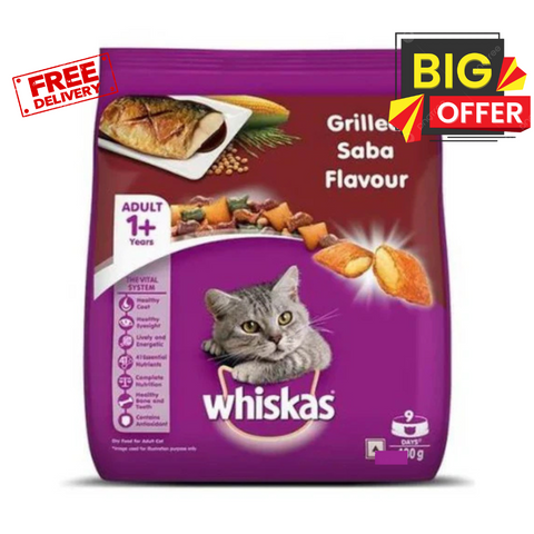 Whiskas Grilld Saba 480G