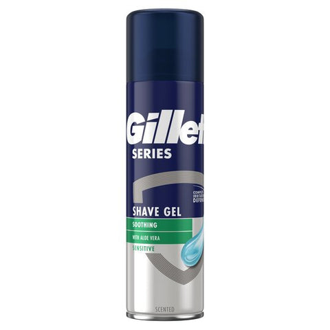 Gillette Series Shave Gel Sensitive Green 200Ml Uk