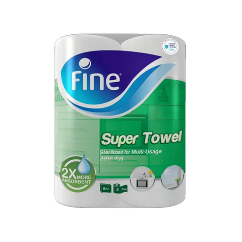 Fine Sterilized Super Kitchen Towel Tissue 2Ply 2Roll