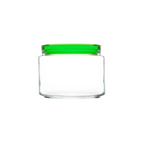 Luminarc Acrylic Lid Jar 0.5L+Green Lid L8349