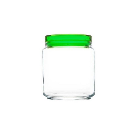 Luminarc Acrylic Lid Jar 0.75L+Green Lid L8348