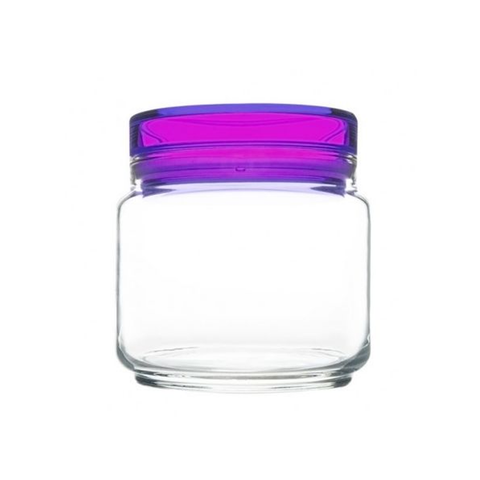 Luminarc Acrylic Lid Jar 0.5Ltr Purpple Lid L8346