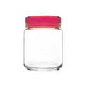 Luminarc Acrylic Lid Jar 0.75L+Pink Lid L8123