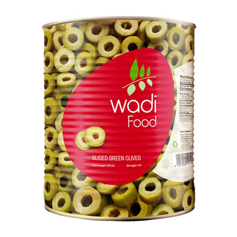 Wadi Food Olive Green Slice 3Kg