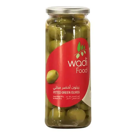 Wadi Food Pitted Green Olive 340G