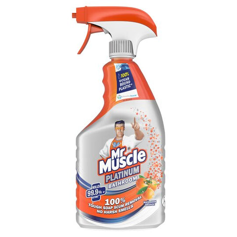 Mr Muscle Platinium Bathroom Mandarin Orange 750Ml Uk